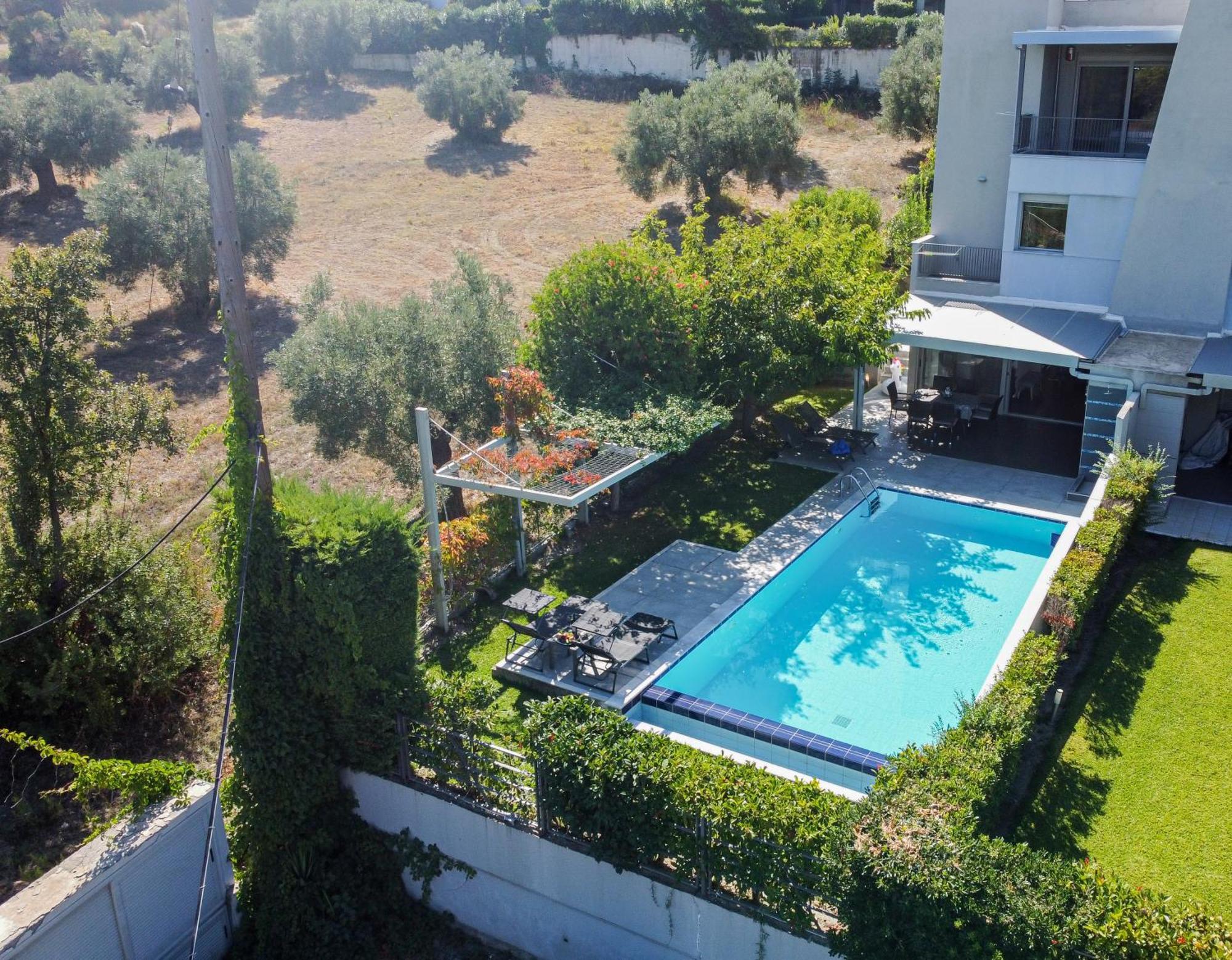 Deluxe Chrousso Pool Villa Paliouri Exterior foto